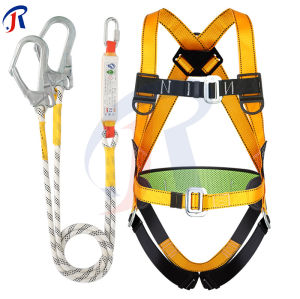 R.joy-Safety Full Body Harness Lanyard Double Big Hook