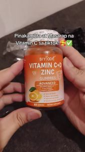 【24H】BIYODE Vitamin C+D Zinc Gummies - Calcium for Boost immunity Whitening Brighten skin tone...
