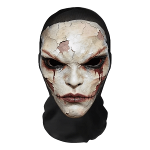 SHEBE668 In phẳng 2D Mũ lưới che kín Thoáng khí Có thể giặt được. nạ hóa trang Halloween Thật tế Thoải mái nạ hình đầu lâu của xác sống. Lễ hội hóa trang.