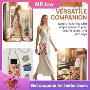 【MPJow】 Portable Crossbody Phone Bag For Women Functional Mini Handbag With Card Organizer For Festivals And Gatherings