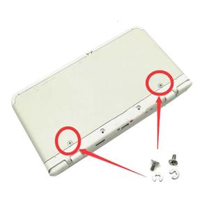 Sửa chữa bộ ốc vít thay thế cho 3DS/LL/XL New 3DS/3dsll/3dsxl Cover quay lại vít gắn an toàn Bolt với máy giặt
