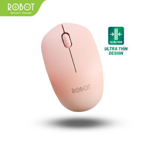 Mouse Wireless ROBOT M210 2.4GHz Optical 1600DPI dengan Receiver USB untuk PC Laptop Original Dpi