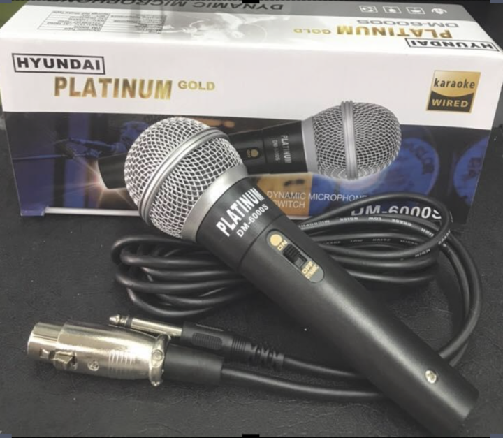 HYUNDAI PLATINUM GOLD PROFESSIONAL MICROPHONE | Lazada PH