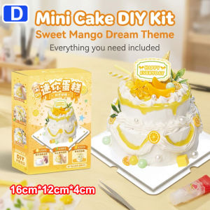 DIY Simulation Ice Cream Dessert Cup Craft Kit 6Pcs Mini Fake Food Pretend Kitchen Play Toy Safe Resin Material Portable Handmade Toy Birthday Festival Gift for Teens
