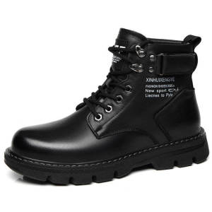mataas leather boots for men women high cut combat shoes for men black criminology stilleto for men