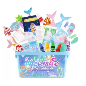 SG READY STOCK Slime Kit DIY Making Kit For Girls Boys Bubble Set Crystal Mud Safety DIY Ice Cream Squishy Toy with Box