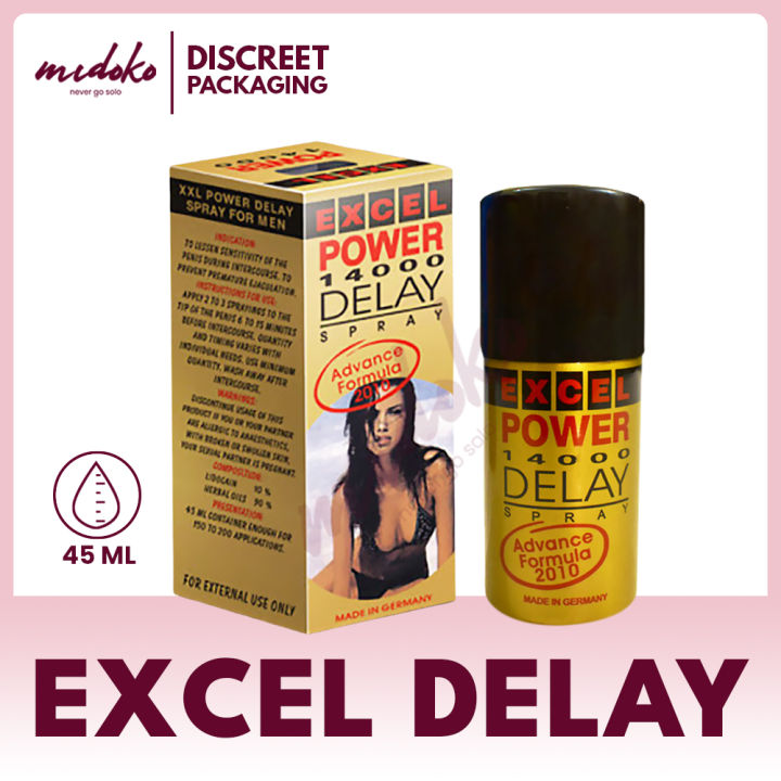 Midoko Excel Power 14000 Performance Sex Enhancer Delay Spray 45