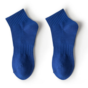 DRKS73 Kaos Kaki Wanita Pendek Semata Kaki Solid Color Sekolah Kantor Women Socks Casual Laki Laki Wanita