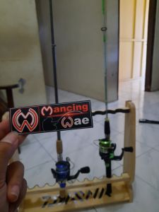 ROD RACK / RAK JORAN Tinggi 40cm lebar 38cm kayu Jati Belanda BISA Di Bongkar pasang (knocdown) ST.6/ST.10