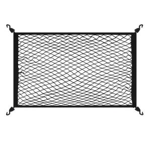 Car Trunk Net Bag Double-Layer Elastic Storage Flat Net Waterproof Press-Resistant Hanging Style Car Storage Bag