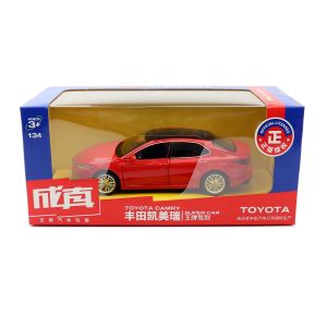 Caipo Toy Alloy Car 1:34 Toyota Camry Car Warrior Sound Two-Door Decoration Model Car Model