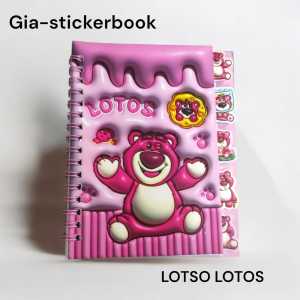 BUKU STIKER SANRIO | BUKU STIKER LOTSO | BINDER BOOK STIKER SANRIO LOTSO | BINDER DIARY | KUROMI | CINAMORROL | MELODY | LOTSO