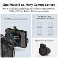 SmallRig Mini Matte Box Lite สำหรับกล้อง DSLR Mirrorless เข้ากันได้กับเลนส์67Mm/72Mm/77Mm/82Mm/95Mm 3575. 