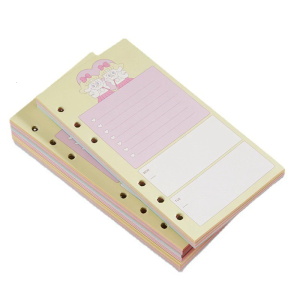A6 Loose-leaf Notebook Refill Papers Fit for Various Loose-leaf Planners Notepad Journal A6 Binders Pack of 80 Sheets