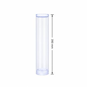 VIVIDI Thiết kế nhỏ gọn. Giá đỡ bóng cầu lông Acrylic Trong suốt Ống đựng cầu lông Di động Nhẹ Hộp đựng Đào tạo