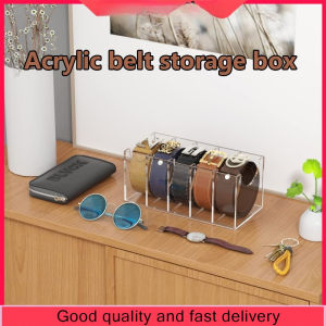 Belt and waist belt storage box acrylic multi-layer storage box household multi-functional organization and storage display box