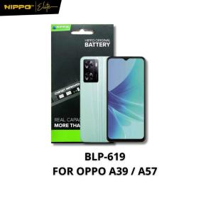 Hippo Baterai OPPO BLP619 / A39 / A57 BLP-619 3400Mah Original Cell Battery Batre Batere Batrai