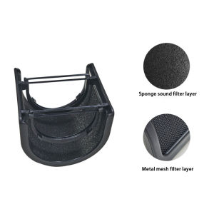 YAFEN 1PC Handheld Mic Shield Pop Filter Upgraded Double Layers Metal Mesh Foam Etamine Layer Microphone Windscreen Cover