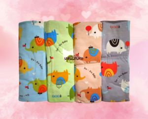Bedong motif sio sio baby UK. 90 x 100cm 3 pcs 3 warna