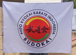 Bendera Karate Budokai Wadokai Indonesia