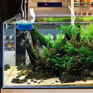 PLLEWY Adjustable Flow Flow Regulator High Efficiency Anti-splash Aquarium Diffuser No Splash Design Smooth Water Injection Tank Fitting Supply Fish Tank Water Change