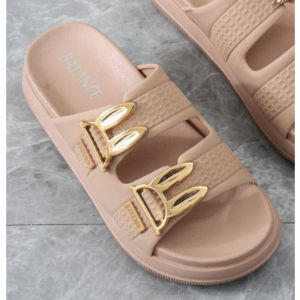 Sandal Selop Jelly Wanita Balance Double Strap Motif Kelinci 1409-2A