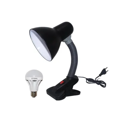 EELIC JIAMEI JM-108S Lampu Meja - Baca - Belajar Jepit + LED 7 WATT Bahan berkualitas