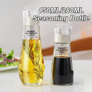 150mL 260mL Seasoning Bottle Glass Condiment Bottle Seasoning Dispenser Kitchen Household Supplies