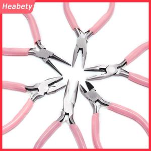 Heabety Mini Kìm đường chéo vòng cong kim mũi thủ công beading cách điện Cutter Kìm đối với trang sức làm công cụ