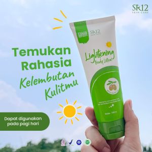 Lightening Body Lotion SPF30 SR12 Olive Oil Melembabkan Mencerahkan Menghaluskan Meregenerasi Kulit