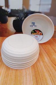 ALAT MAKAN RAMEN PUTIH TERBARU ISI 6 / SET MAKAN PLASTIK TEBAL PROMO GRATIS ONGKIR COD