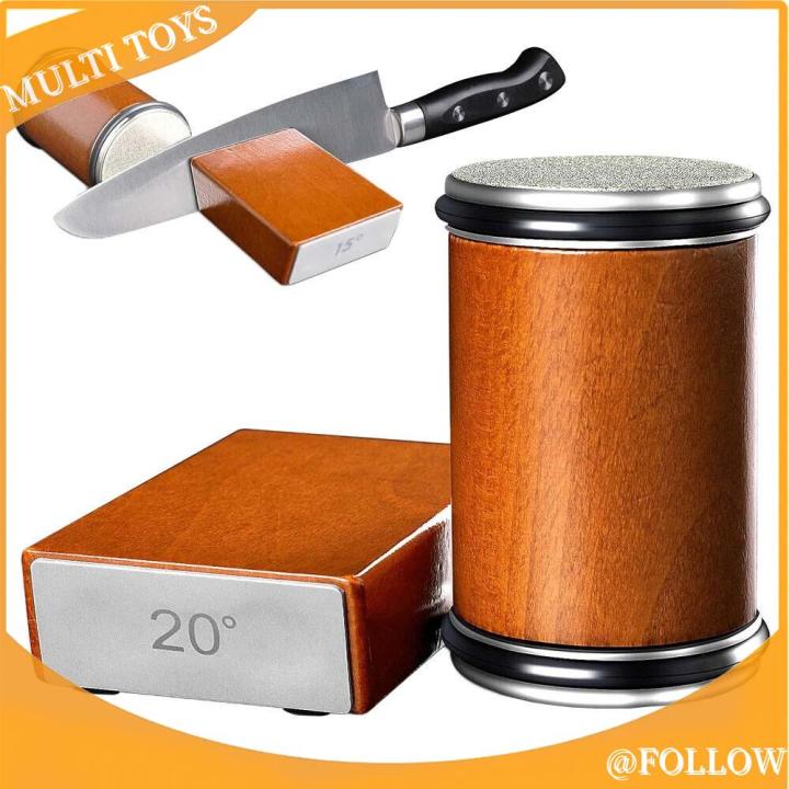 Rolling Knife Sharpening System Sharpener Makes Easy 15 & 20 Degree ...