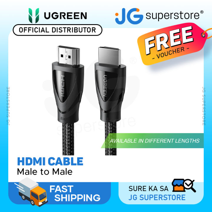 Hdmi Cable Hdmi UGREEN 8K 60Hz FUHD HDMI Male To Male Cotton