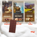 Worcas 90gr Chocolate Bar Original Sea Salt Coffee Coklat Bar Rasa Kopi Workas Cokelat  Indonesia Signature Treasure Seasalt. 