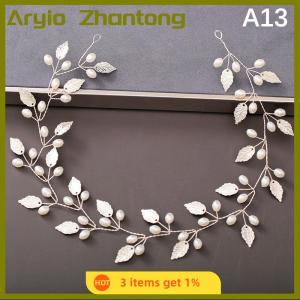 Aryio Women Headbands Rhinestone Flower Headband Wedding Hair Accessories For Women Bridal Headband Hair Jewelry Wedding Accessories