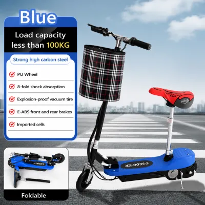 【BOLT】Mini Foldable Electric Scooter – 45km/h All Aluminum Alloy Portable Scooter for Adult Biker