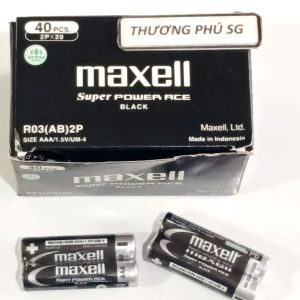 Pin Maxell AAA 1.5V (3A / R03(AB) / MU-4) Chính hãng / Hộp 20 Vĩ (40 Viên)