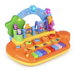 ของเล่นเครื่องดนตรี เปียโนเด็ก Goodway เพื่อการเรียนรู้ เสริมพัฒนาการ มีเสียงมีไฟ สีสันสดใส สินค้าใหม่ล่าสุด
