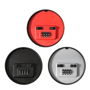 Disguised Potted Base Password Safe Waterproof Key Storage Box with 4 Resettable Code for Home and Office