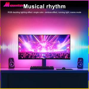 【Free Shipping】 Music Sync RGB LED Strip Lights for Desktop Monitors with Adjustable Brightness and Color