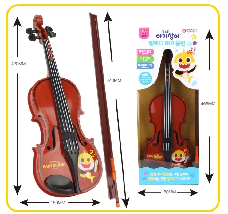 Baby Shark Electric Violin Toy (Plays Music) ○ Classical Violin