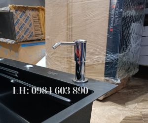 (Vòi Cao Hàng Đẹp) Bộ Vòi Bơm Dầu Rửa Bát Vòi Bơm Nước Rửa Chén Đầu Nhấn Xà Phòng Gắn Chậu Rửa Bát