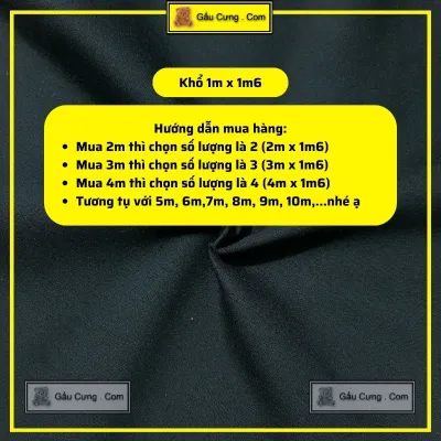Vải Thun Polyester PC Gen (Vải Umi) Co Giãn 4 Chiều Siêu Bền Khổ 1m x 1m55 | Vải Thun Poly | GY-VAI-002 | Gấu Cưng Store - Gaucung.com