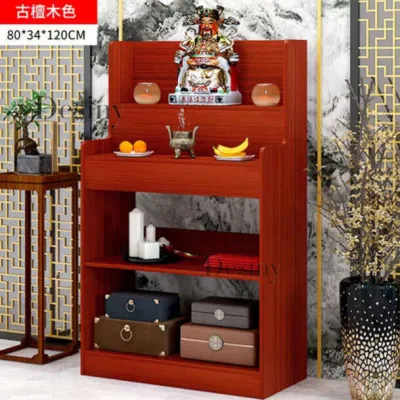Buddha Table Buddha Altar Standing Cabinet Household Shrine Cabinet God Of Wealth Guan Gong Guanyin Earth God Indoor Worship Cabinet DESINY