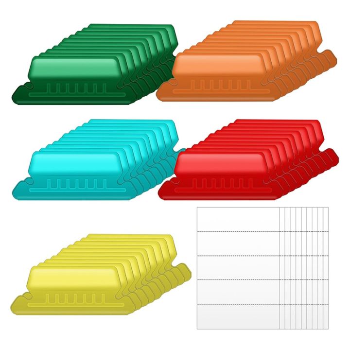 [ Store] Exclusive50 Pieces Hanging File Folder Labels with 50 Inserts ...