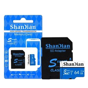 ShanDian การ์ด SD อัจฉริยะ C10เร็ว128GB 256GB 512GB 1TB 2TB สมาร์ทโฟนบัตร TF ขนาดเล็ก
