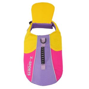 UGMN936159 Waterproof Dog Life Jacket Tear Resistant Breathable Dog Swimming Vest Quick Dry Towable Puppy Safety Vest Beach Swimming