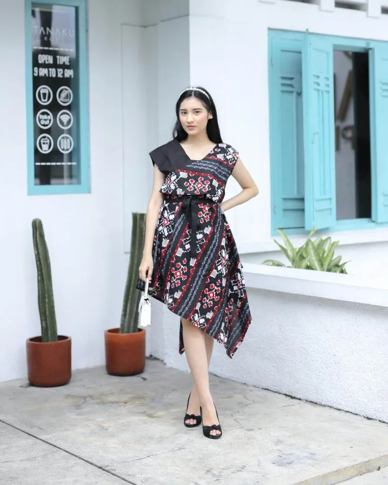 Model dress 2025 tenun modern