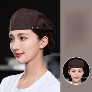 INNEWIN Chống dầu Mũ beret Thoải mái Thoáng khí Giới hạn dịch vụ Sáng tạo Vải canvas Mũ đầu bếp nam Nhà hàng BBQ bếp nhà hàng