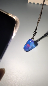 Handcraft Sturdy Resin Necklace with Glows in the Dark Jellyfish Charm Decoration for Fashion Enthusiasts Daily Use